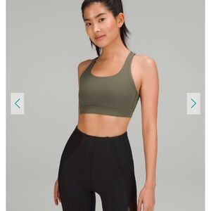lululemon athletica Olive Sports Bra